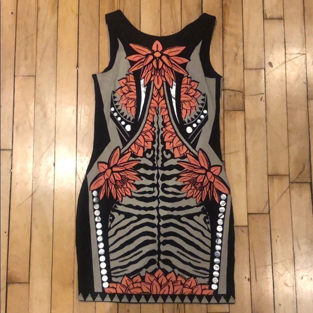 River Island Printed Rave Mini Dress uk10  us6